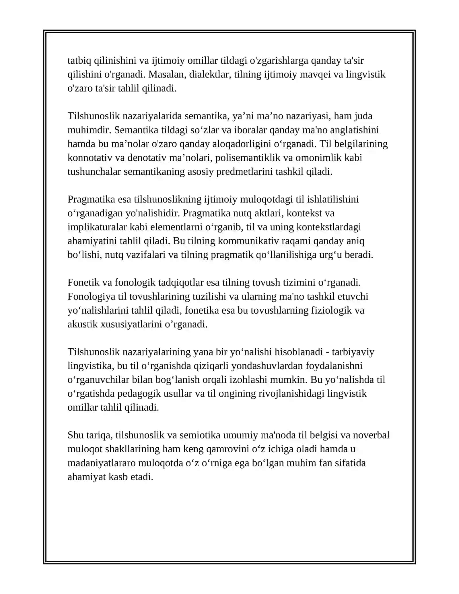 TILSHUNOSLIK VA SEMIOTIKA 4