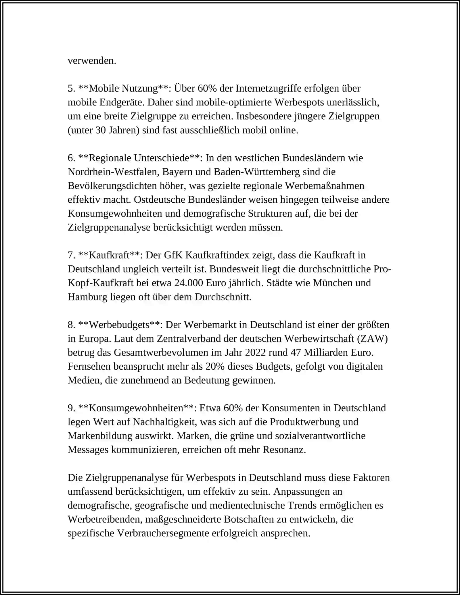 REFERAT Thema: WERBESPOT ALS TEXT 4