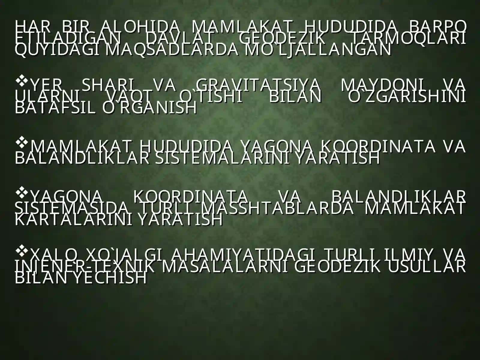 ZICHLASH VA SYOMKA TURLARI 4
