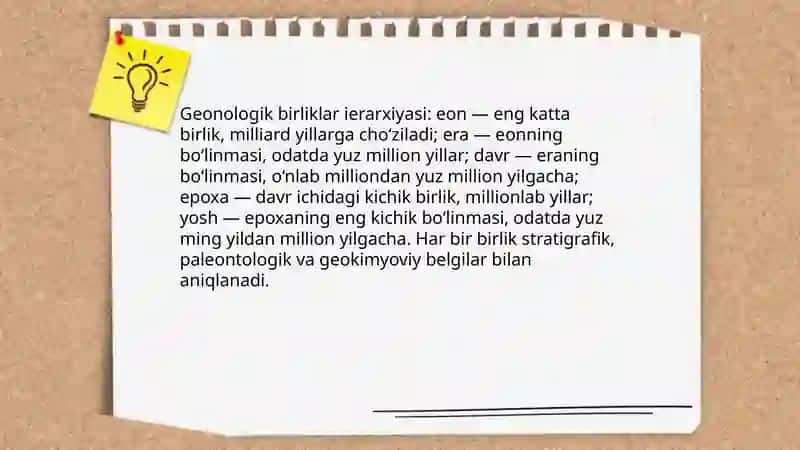Geonologik tasnif asoslari 4