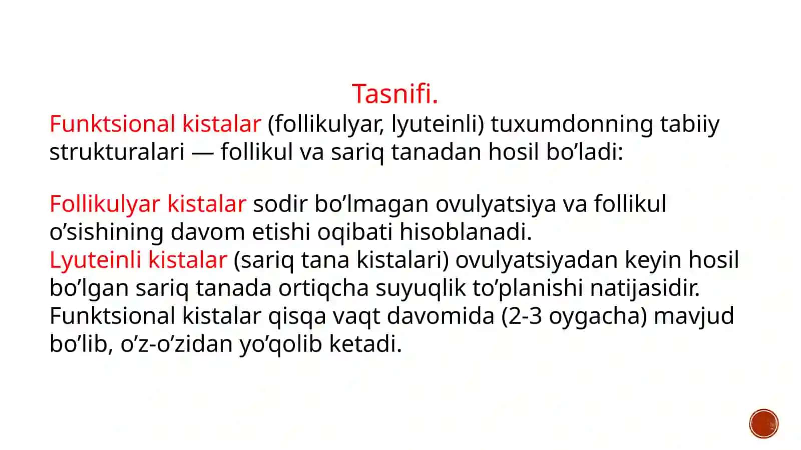 Tuxumdon kistasi 4