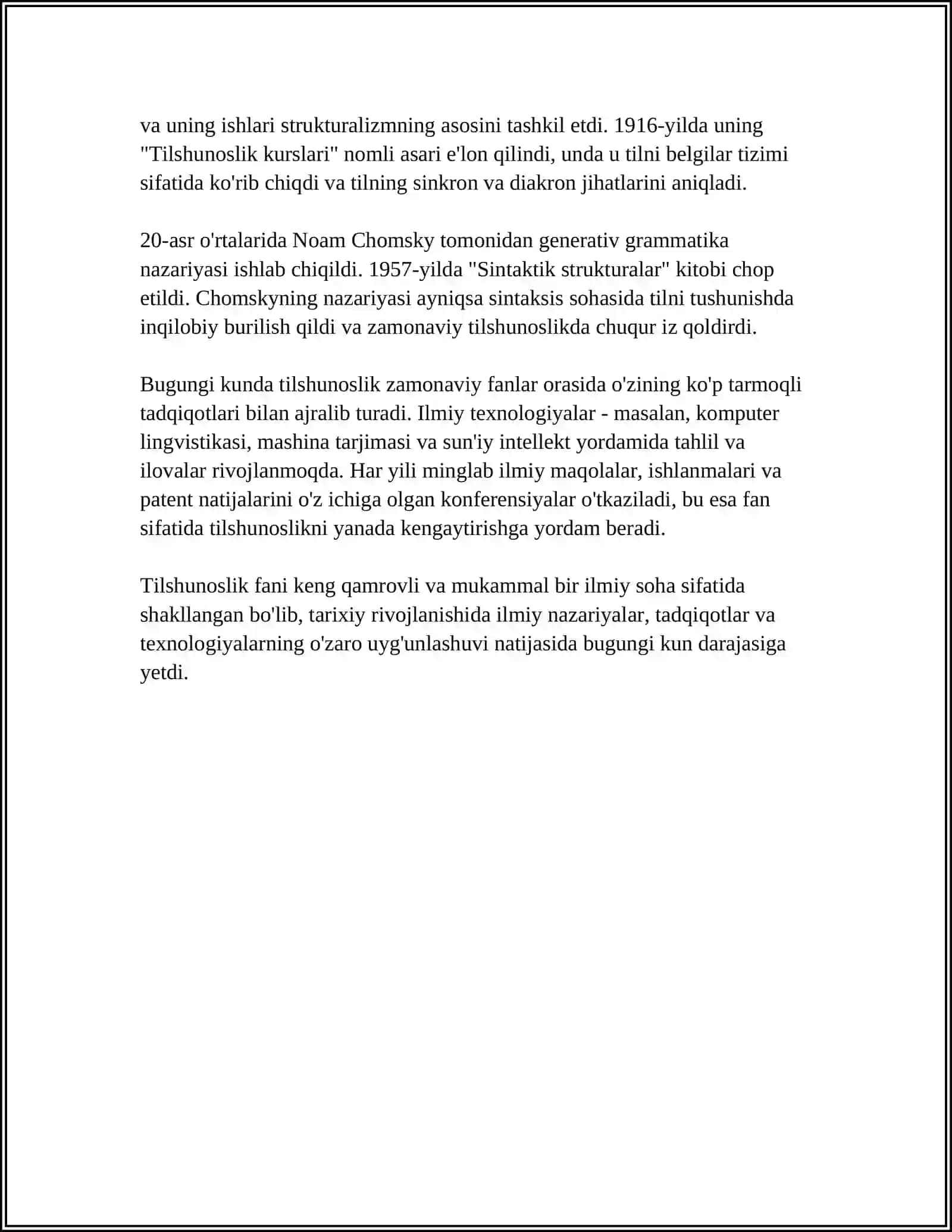 Tilshunoslik Fanining Rivojlanishi 4