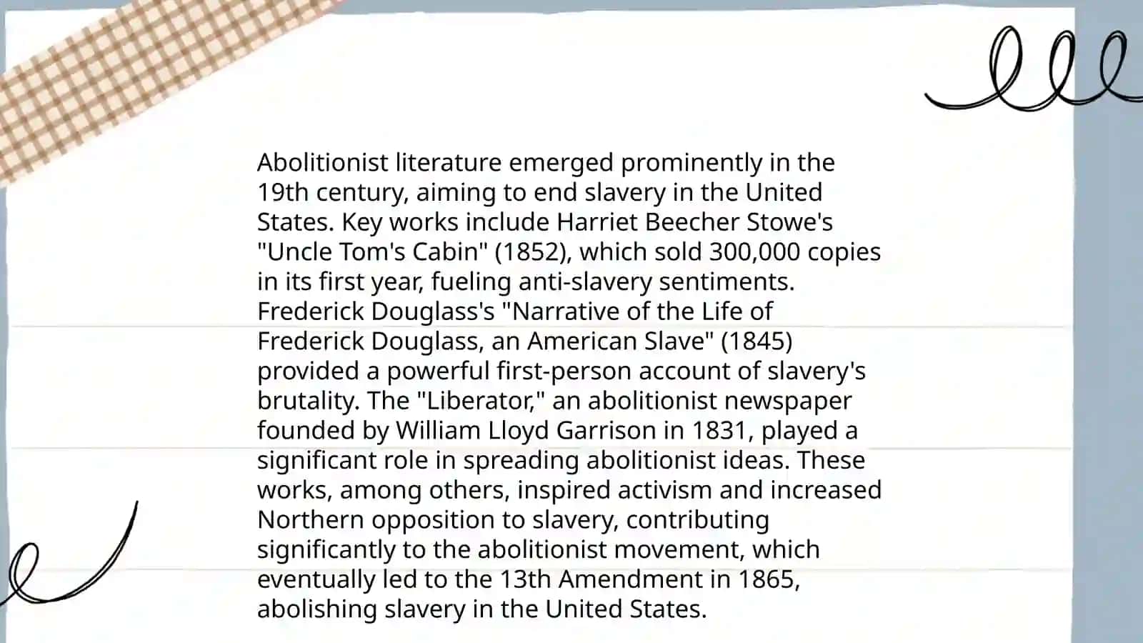 Literature of the Slavery Era 4