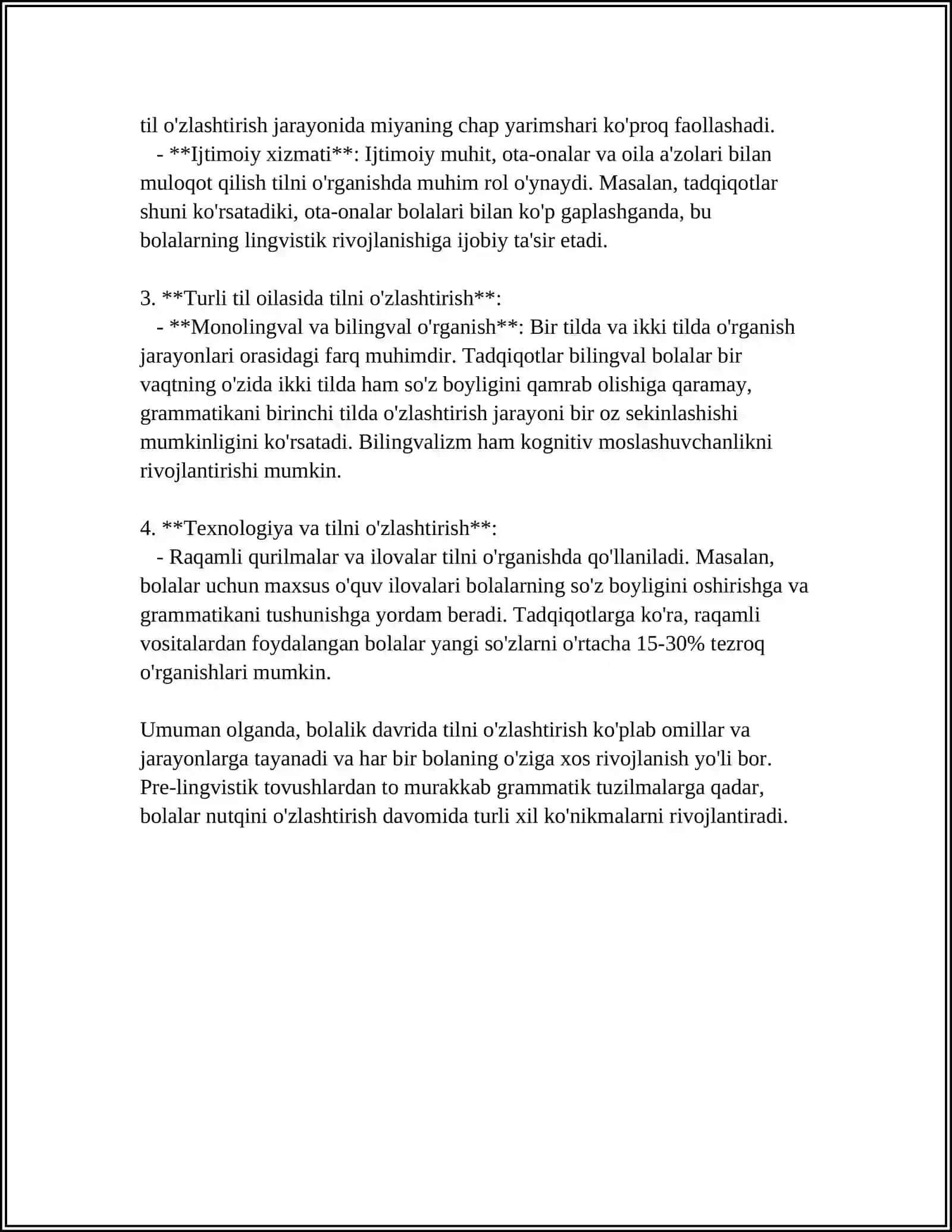 TURLI YOSH DAVRLARIDA ÖZLASHTIRISH XUSUSIYATLARI 4