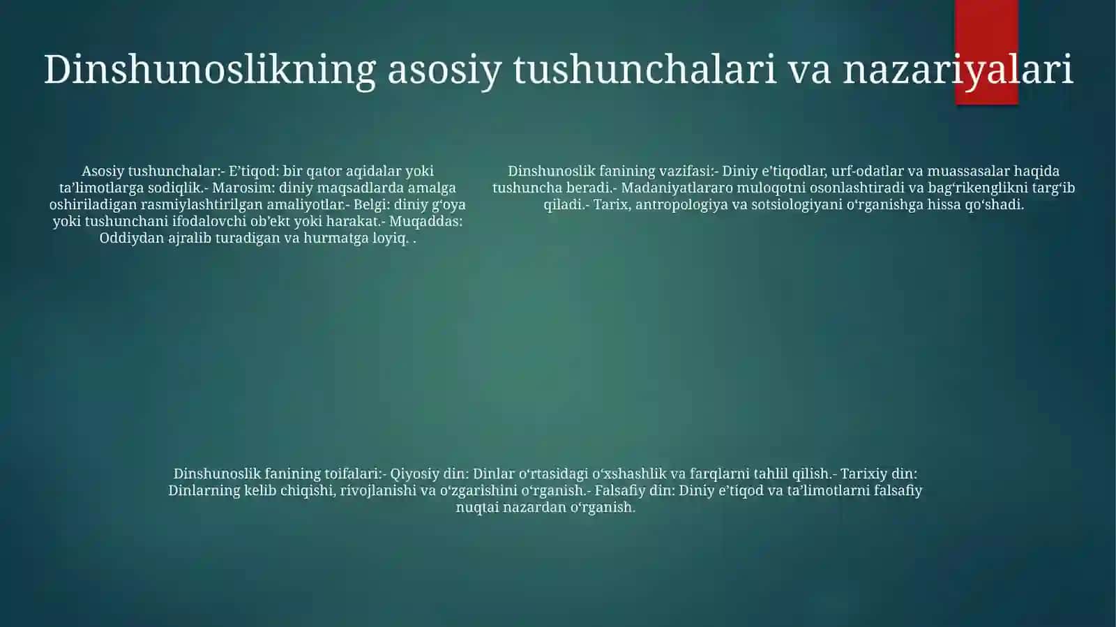 Dinshunoslikning Fan Sifatida Shakllanishi 4