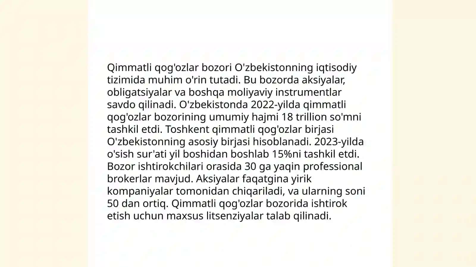 Moliyaviy instrumentlar va ularning turlari 4