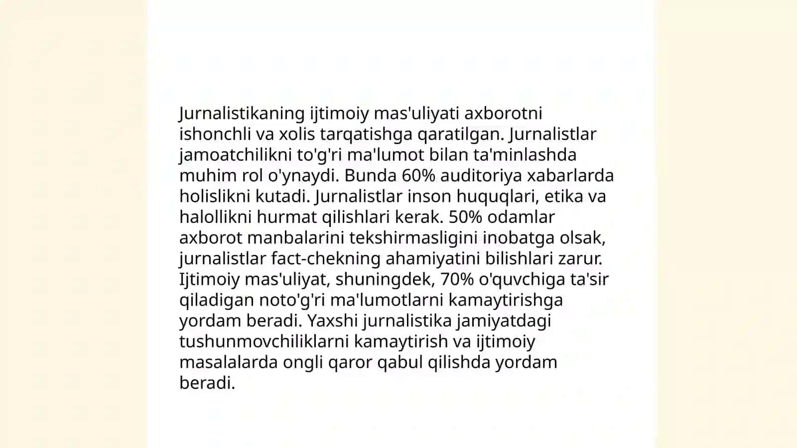 Media axloqi va kodekslar 4
