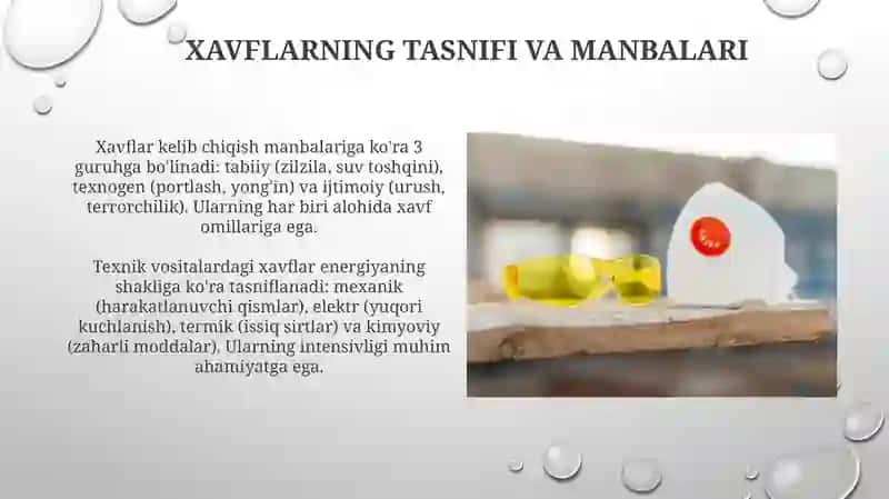 Hayot faoliyati xavfsizligi asoslari 4