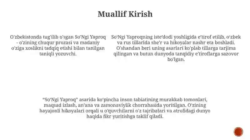 So'Ngi Yaproq 4