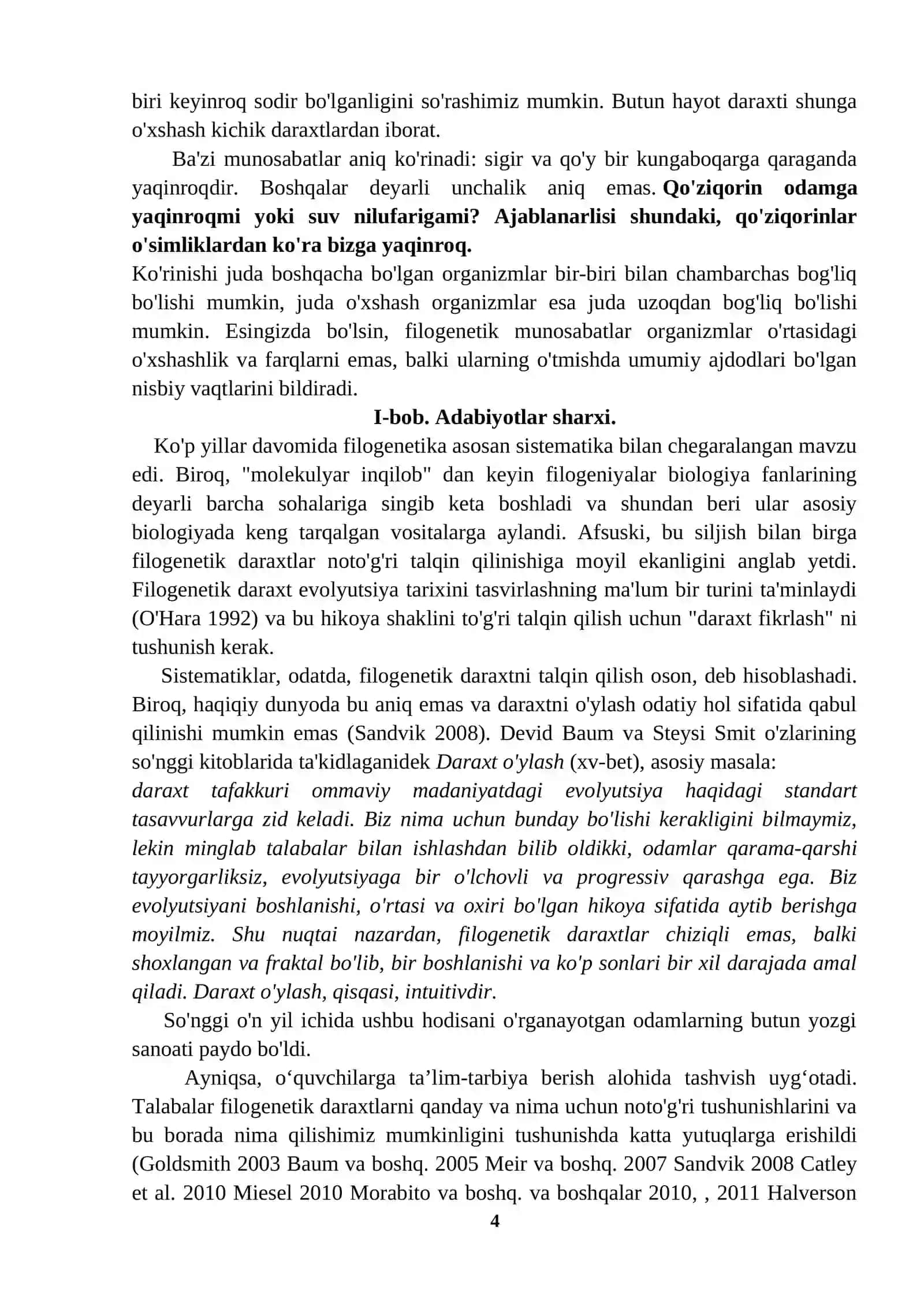 FILOGENETIK DARAXTLAR KLASSIFIKATSIYASI 4