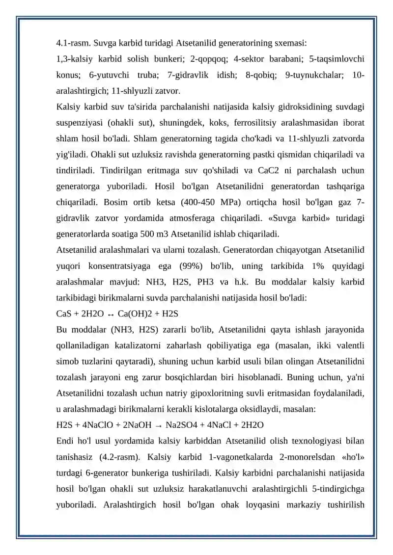 ATSETELINID SINTEZI 4