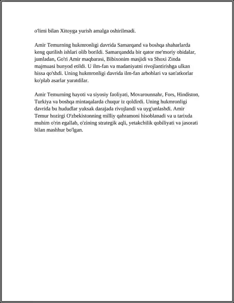 AMER TEMUR 4