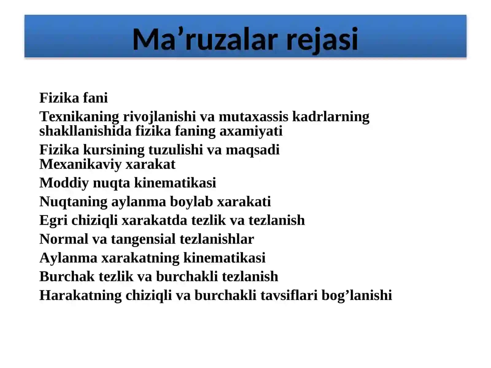 Fizika kursi 4