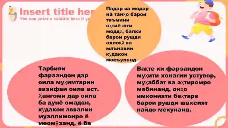 Оила ва вазифаҳои асосӣ он 4