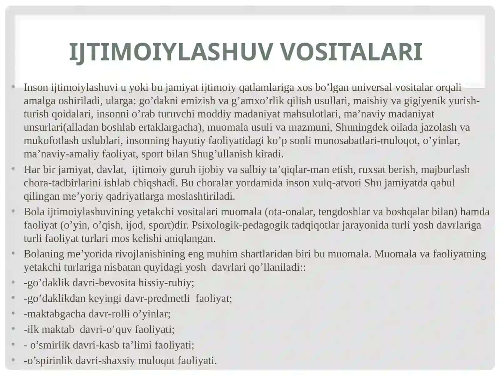 Ijtimoiylashuv ijtimoiy pedagogik muammo sifatida 4