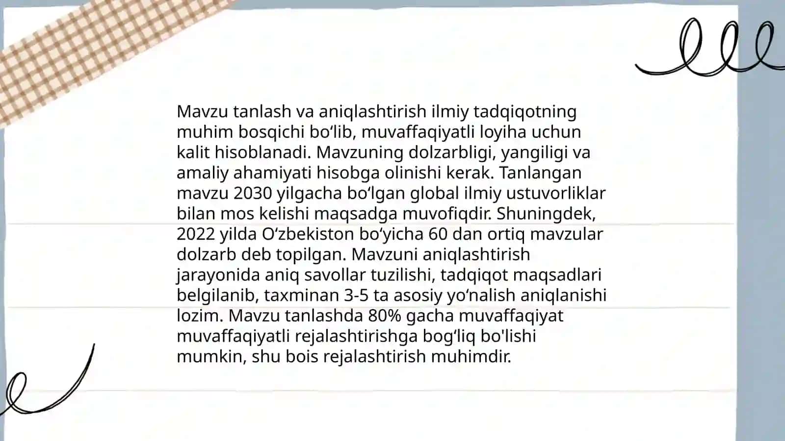 Seminar mashgʻulotlariga tayyorgarlik koʻrish 4
