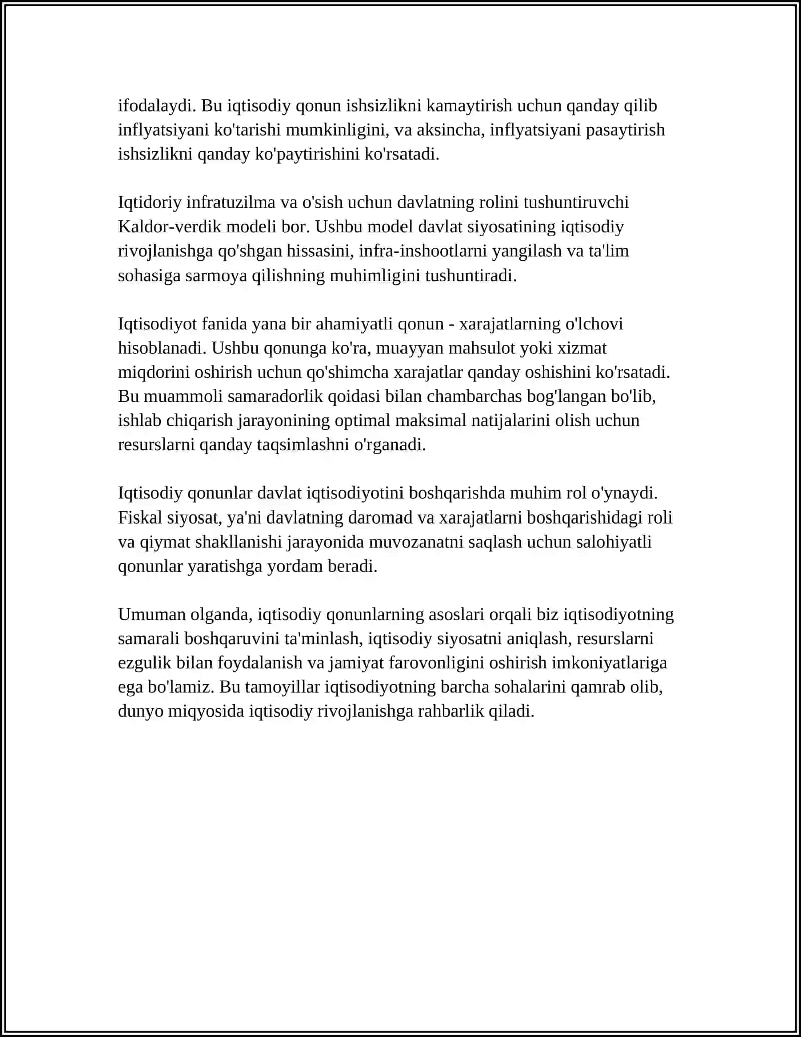 Iqtisodiy Qonunlar va Ularning Turlari 4