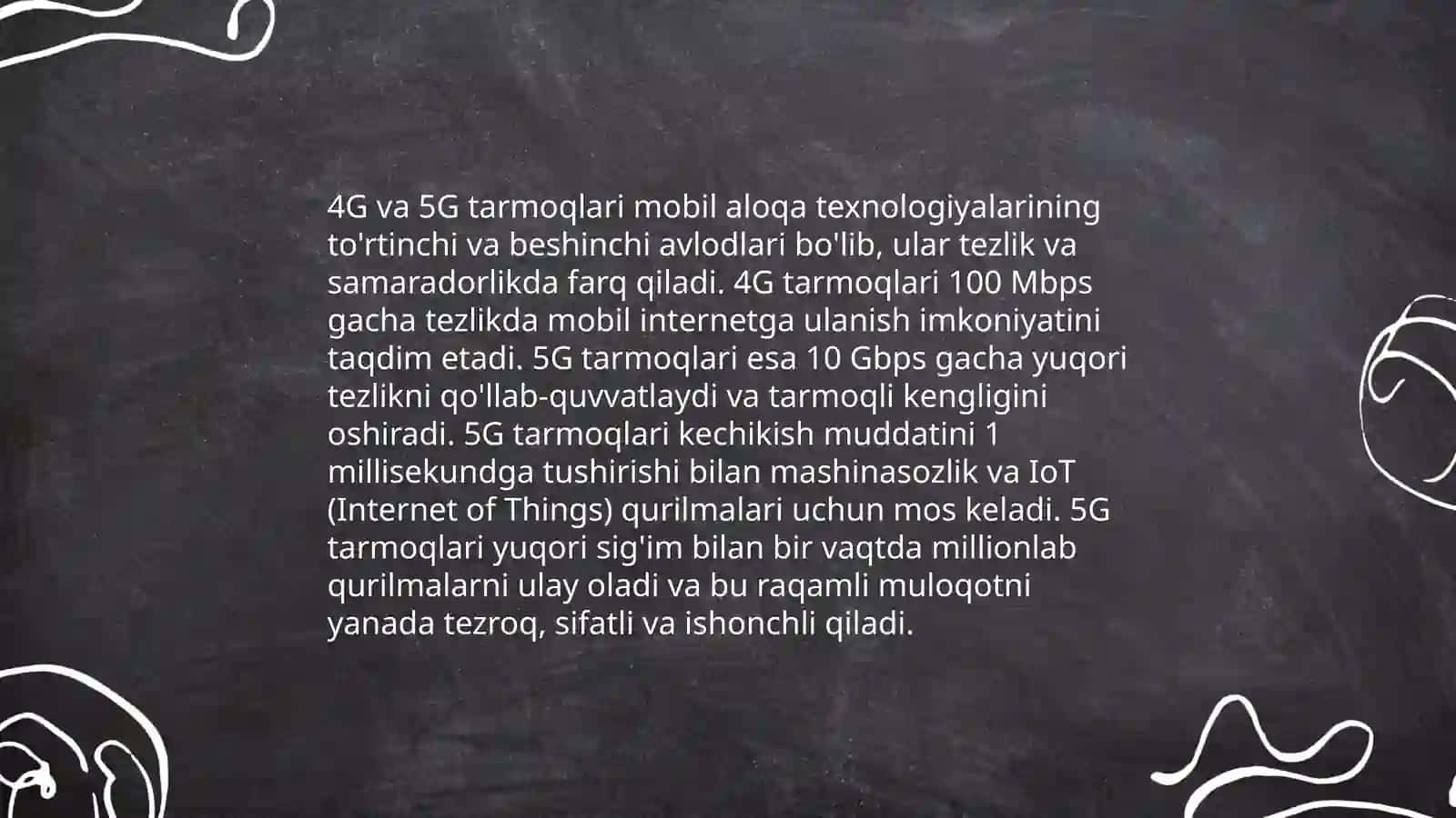 Mobil internet tarmoqlari 4