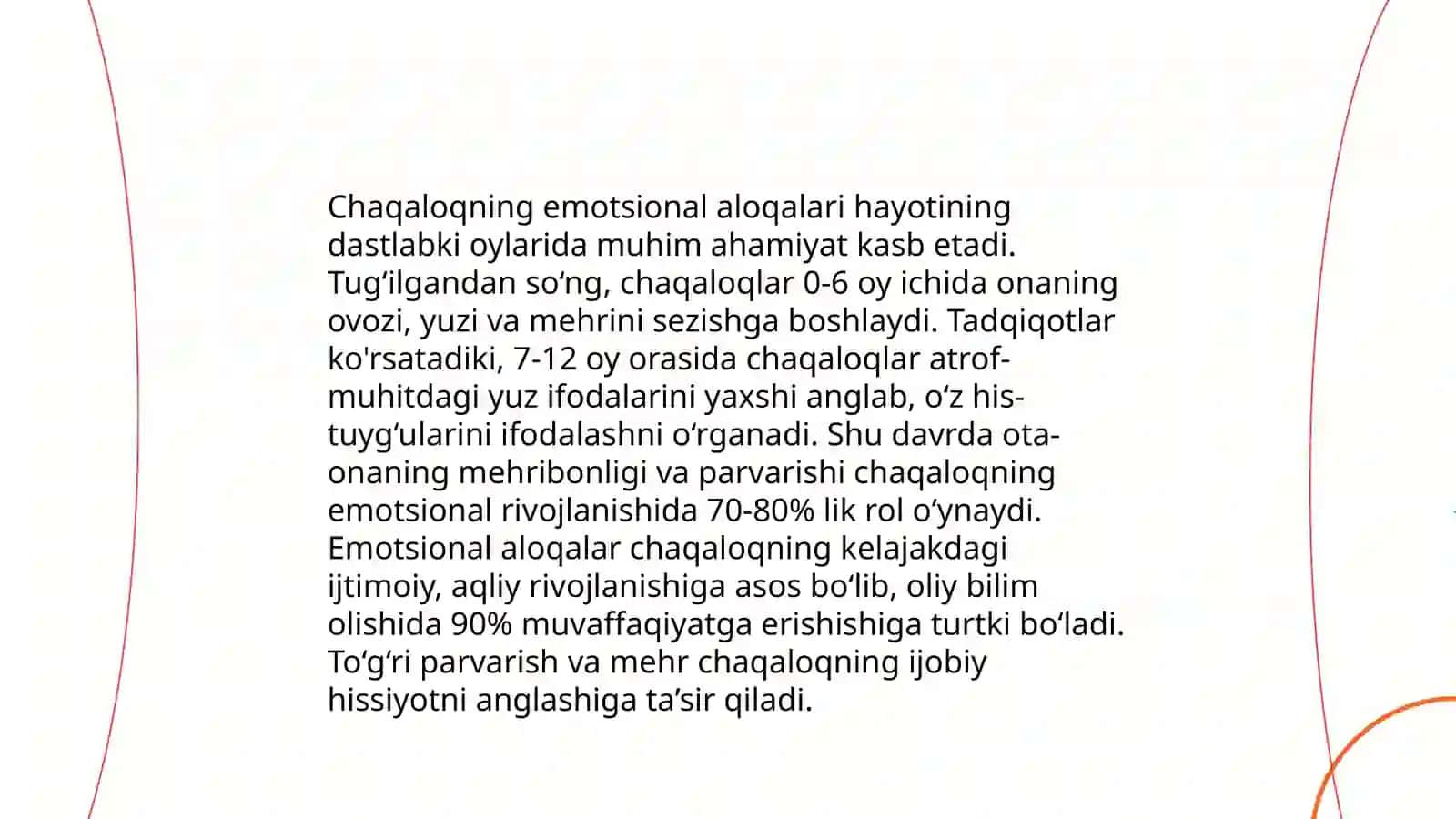 Chaqaloqlik davrining psixologik xusuxiyatlari 4