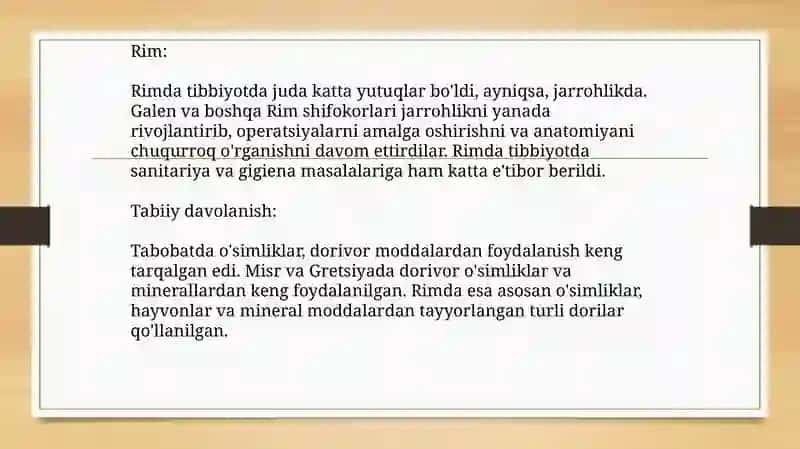 Qadimgi Gretsiya va Rimdagi jarrohlik usullari 4