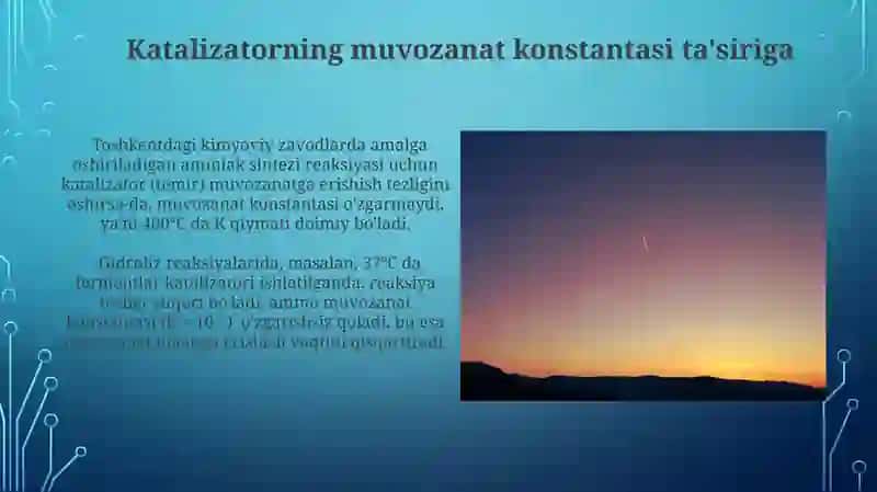 Kimyoviy reaksiya muvozanati konstantasi 4
