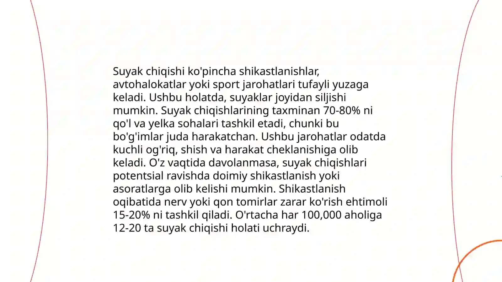 Suyaklar sinishi va chiqiqlar 4