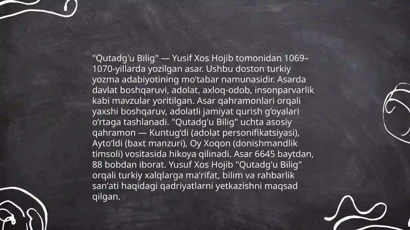 Yusuf Xos Hojib Qutadg'u Bilig 4