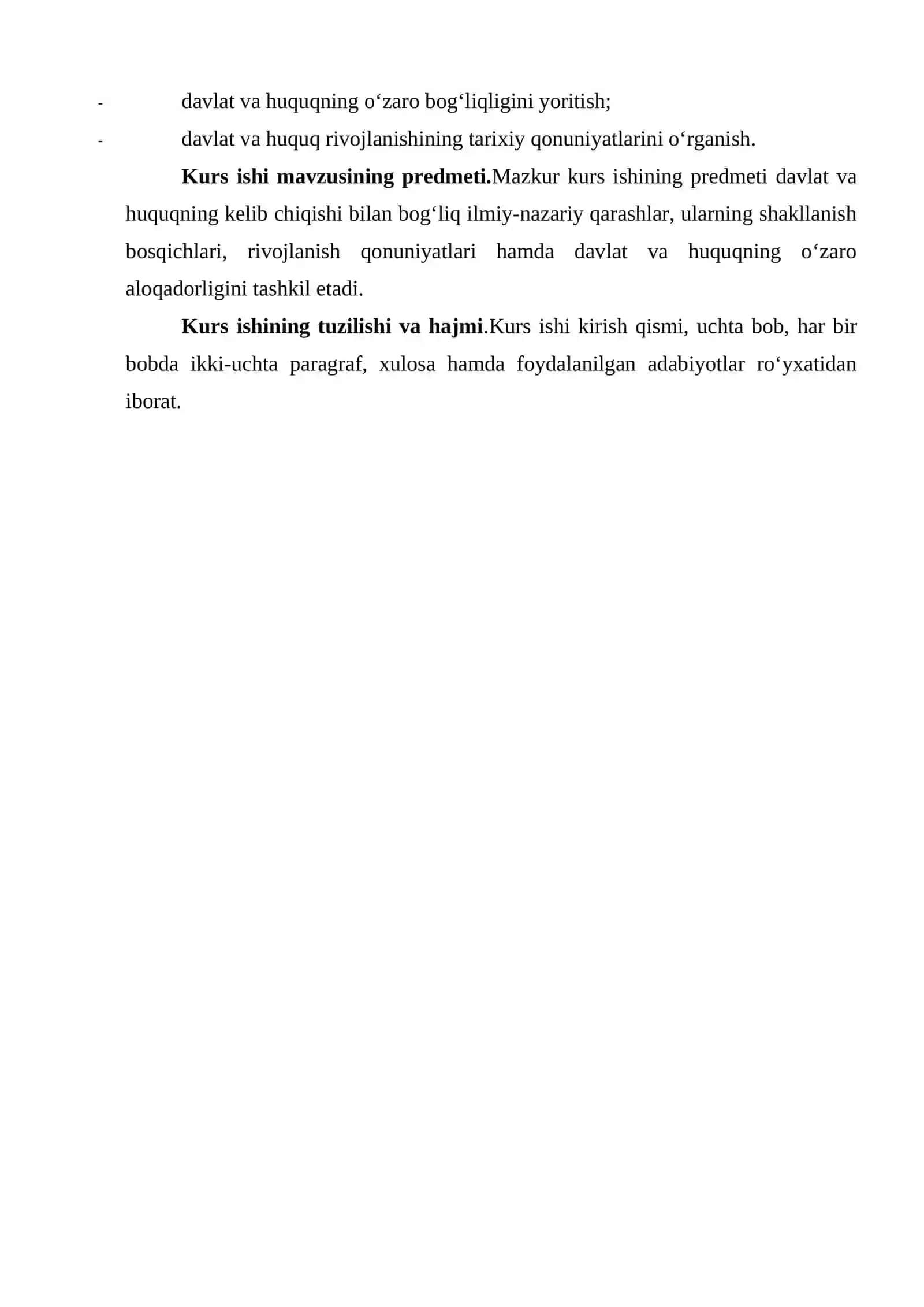 Kurs ishi mavzusining dolzarbligi 4