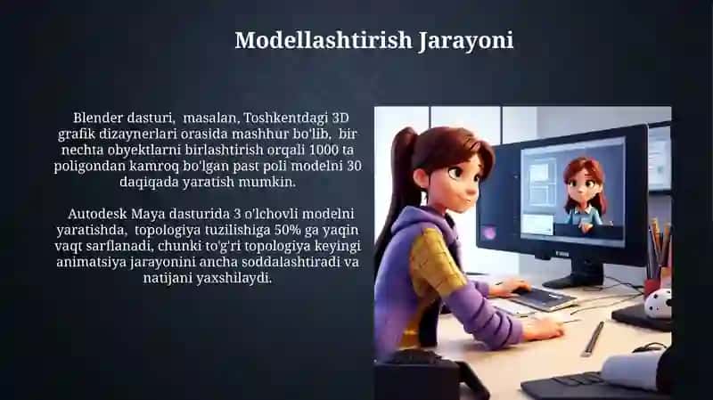 3D modellash va animatsiya 4