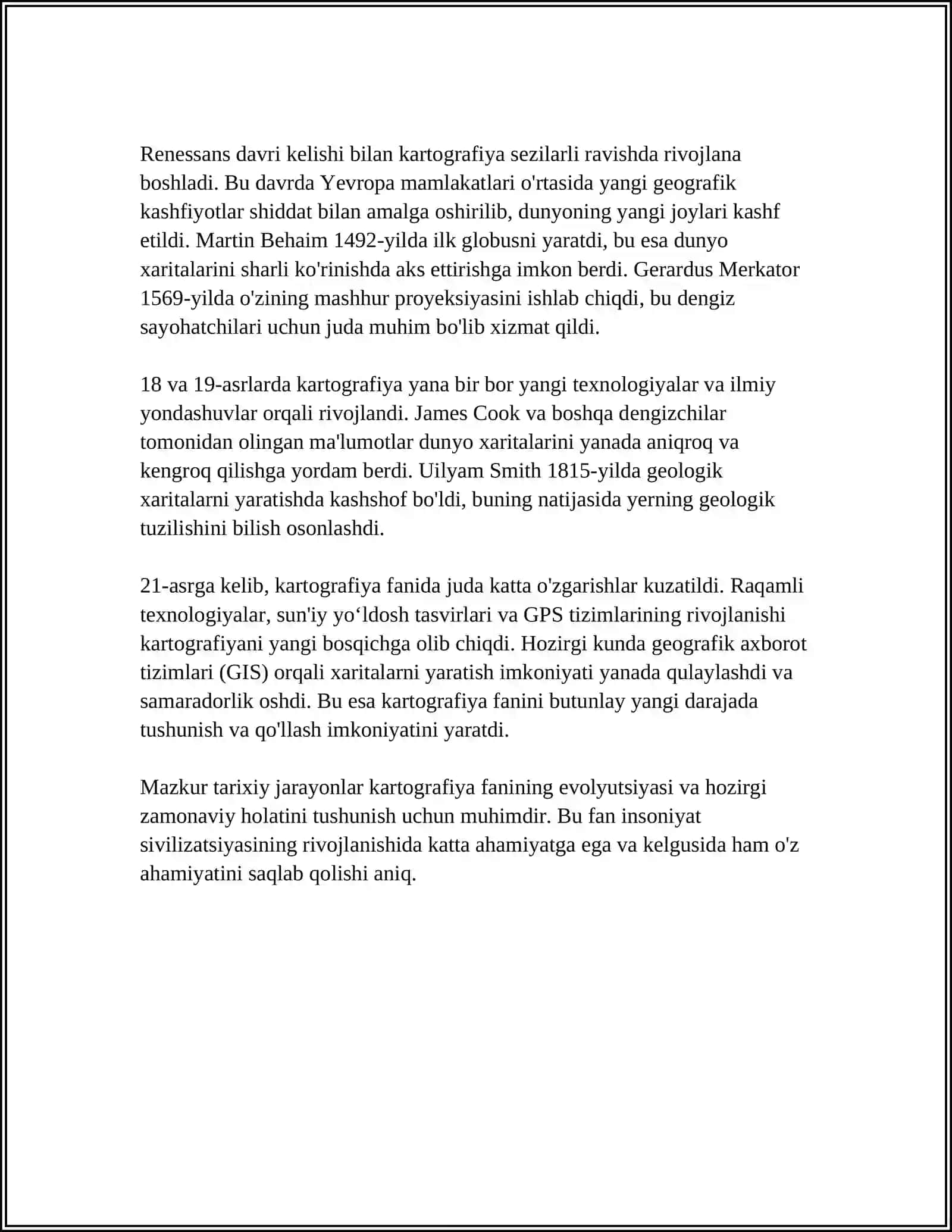 TARIXIY KARTAGRAFIYANING SHAKLLANISHI VA TARAQQIYOTI 4