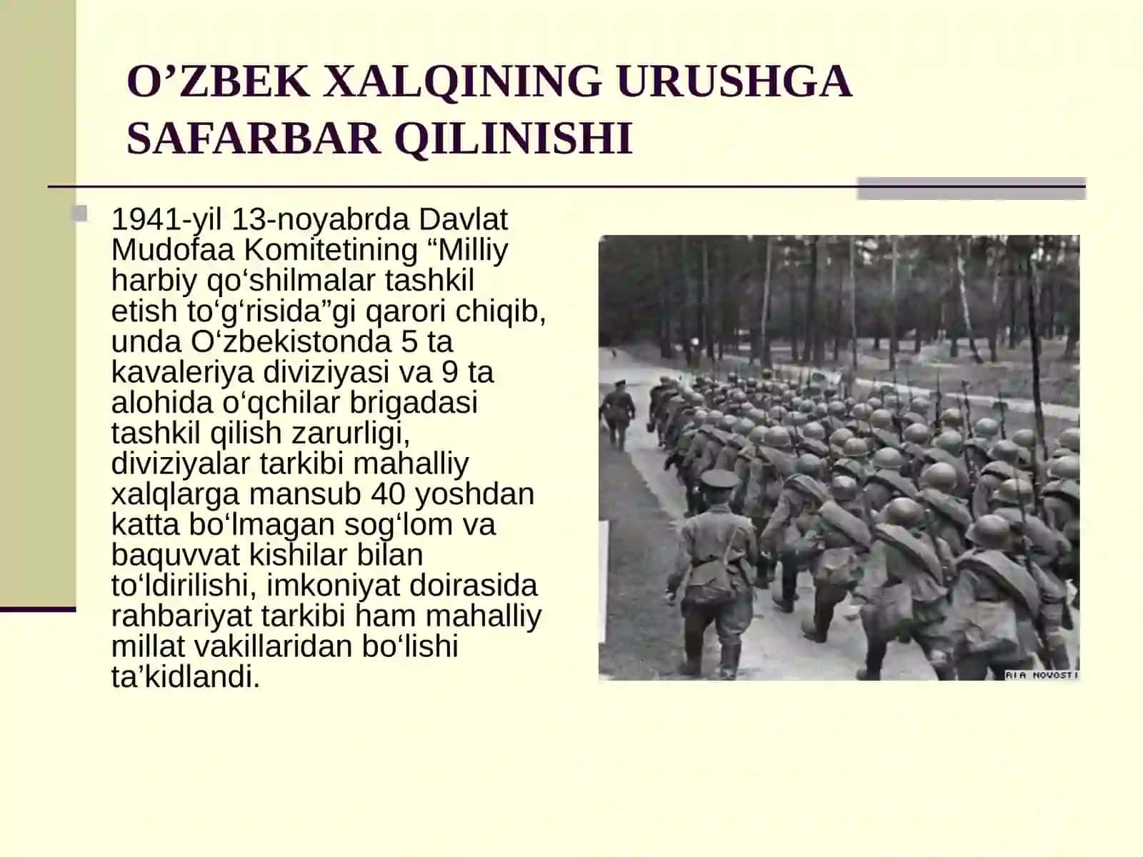 O‘zbekistonliklarning frontdagi jasorati va qahramonliklari 4