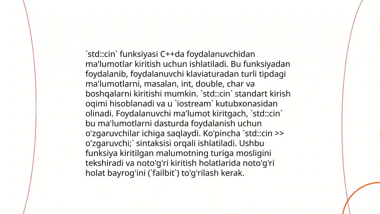 C++da ma’lumotlar oqimini boshqarish 4