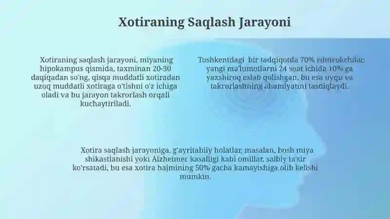 Xotiraning Kodlash Jarayoni 4