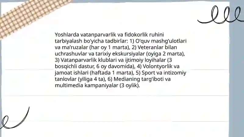 Maʼnaviy maʼrifiy tadbirlar 4