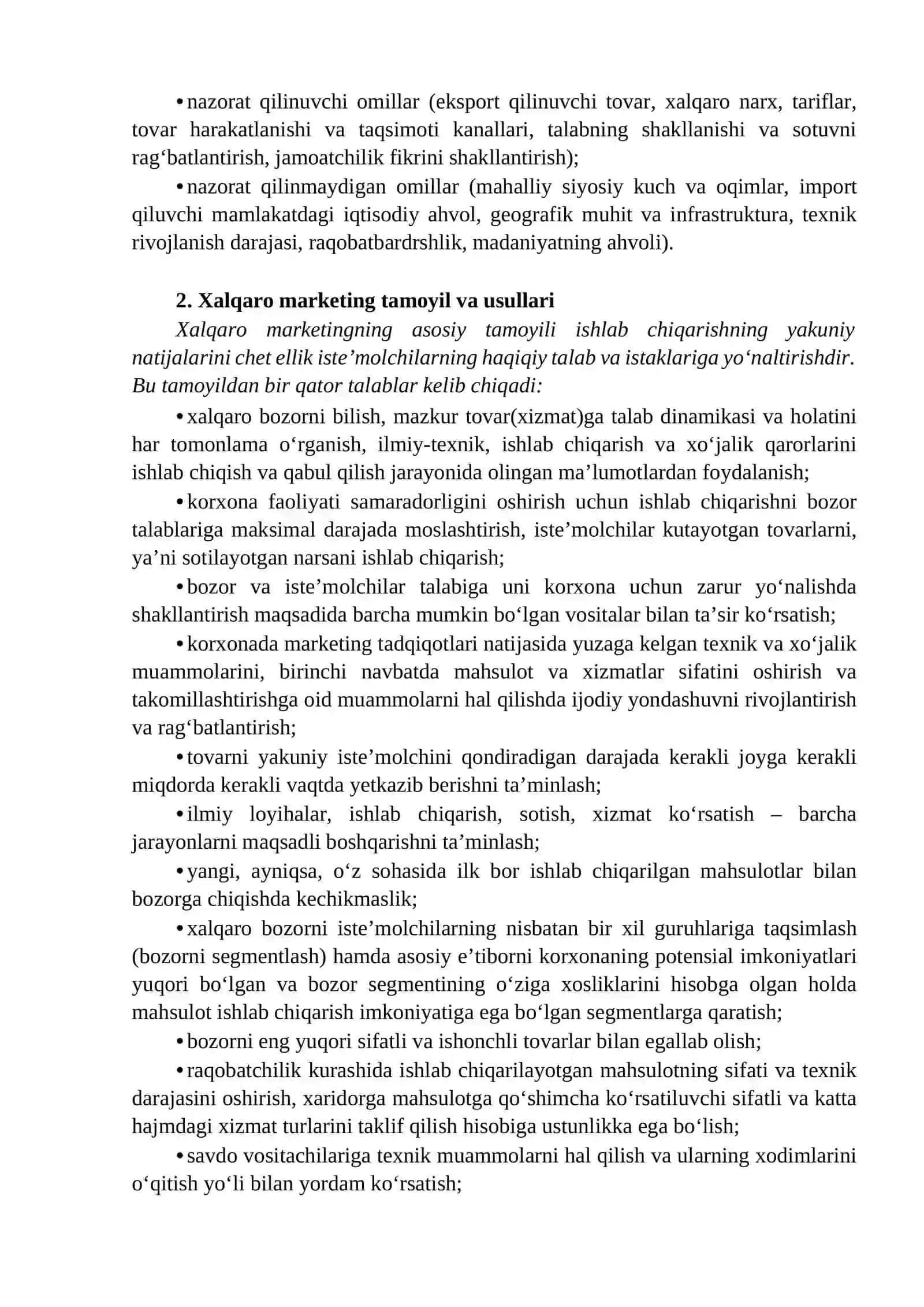 Xalqaro marketing konsepsiyasi 4