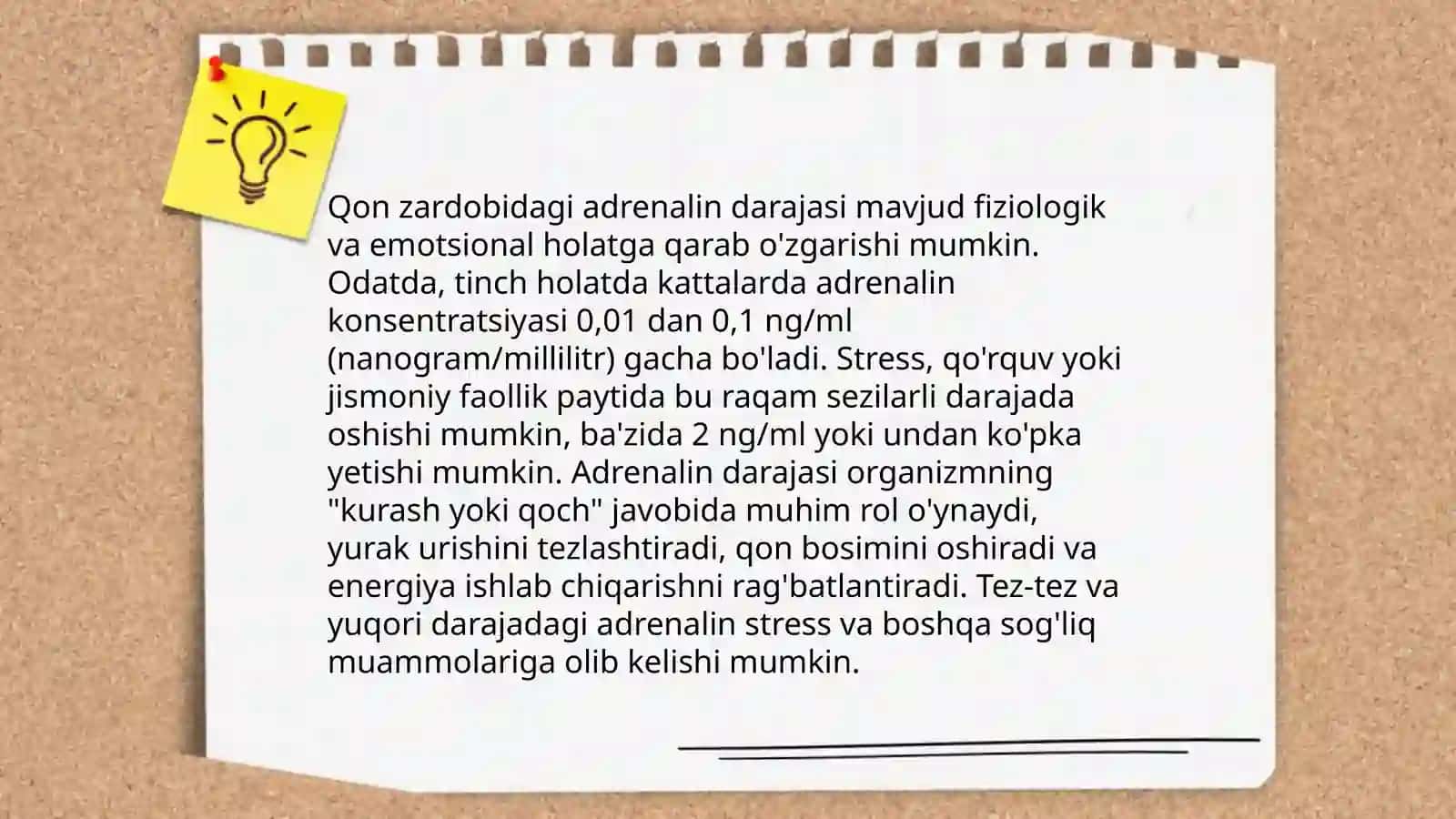 Adrenalinni miqdoriy jihatdan aniqlash 4
