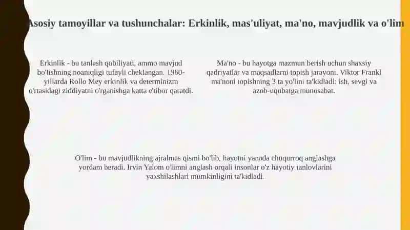 Ekzisestonsional gumanistik psihoterapiya 4