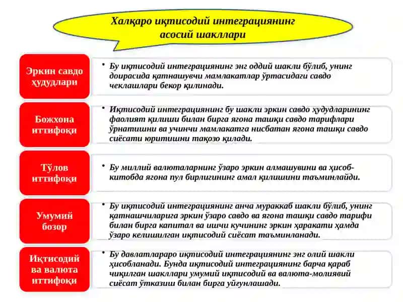 Халқаро иқтисодий интеграция 4