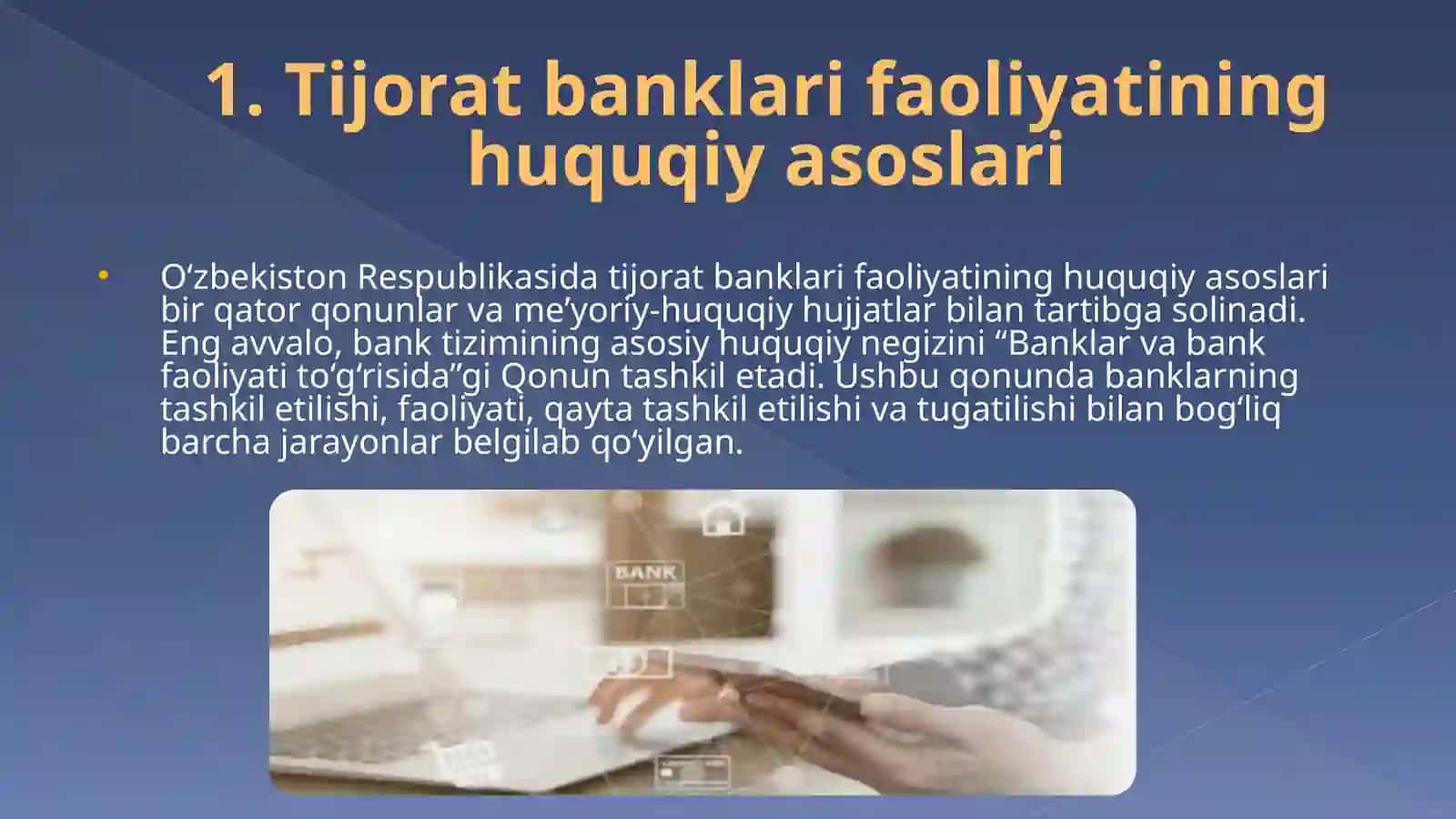 Tijorat banklarini qonuniy talablari 4