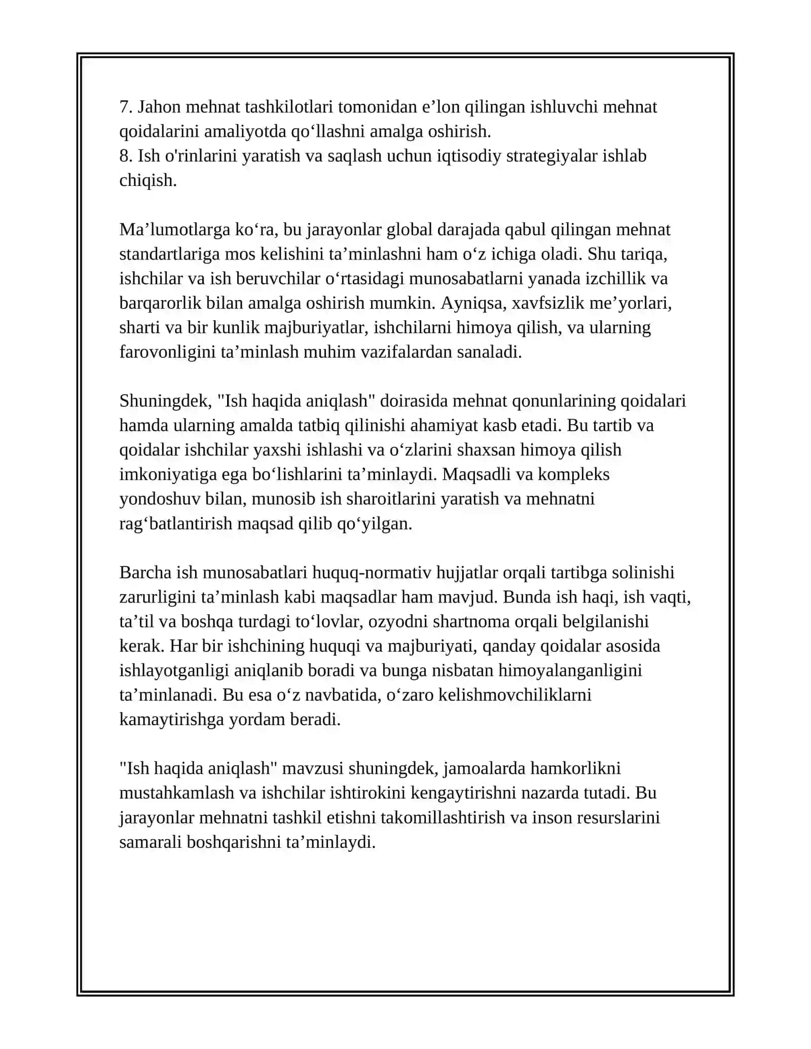 ISH HAQIDA ANIQLASH 4
