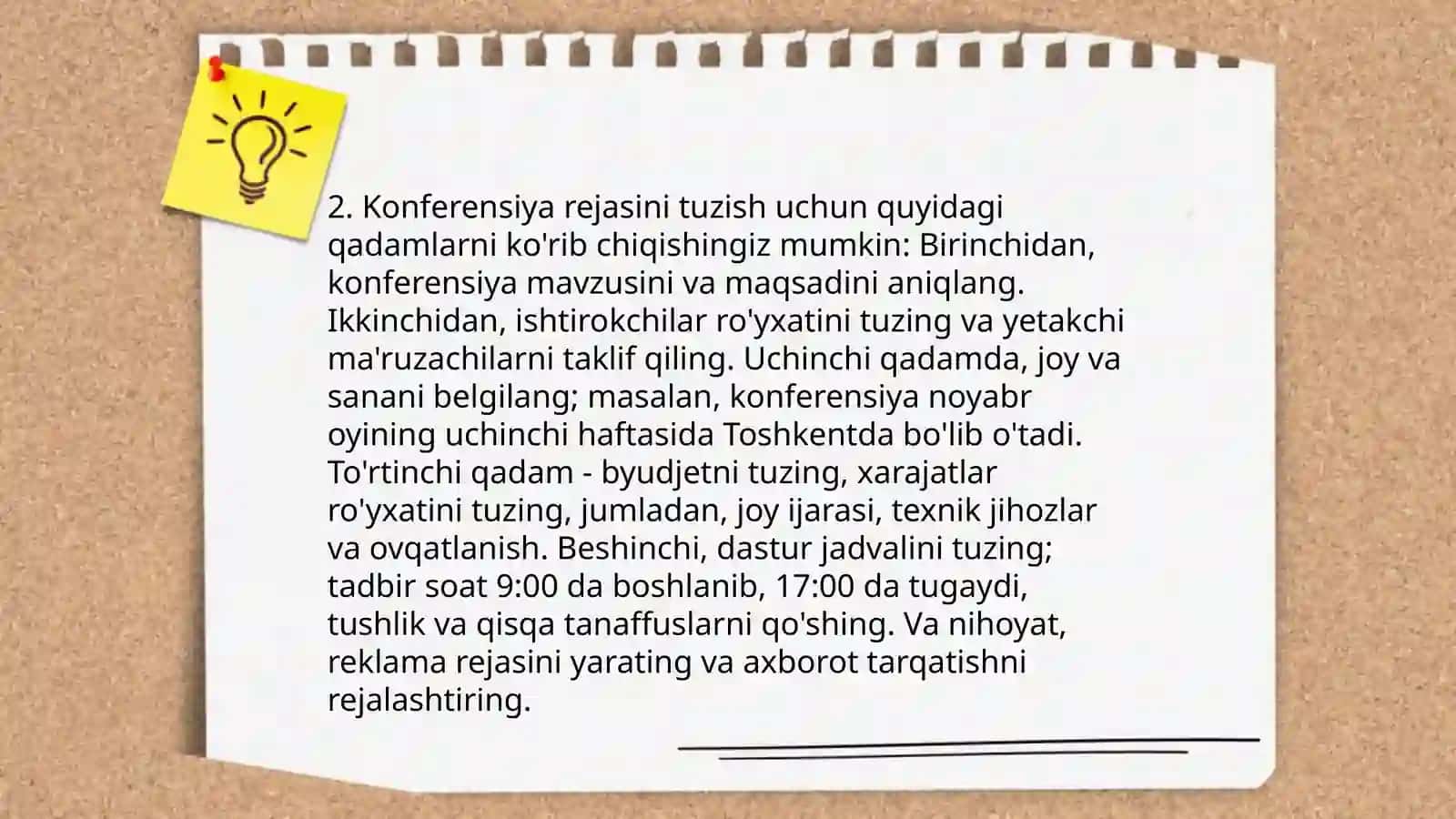 Konferensiya uchun material tayyorlash 4