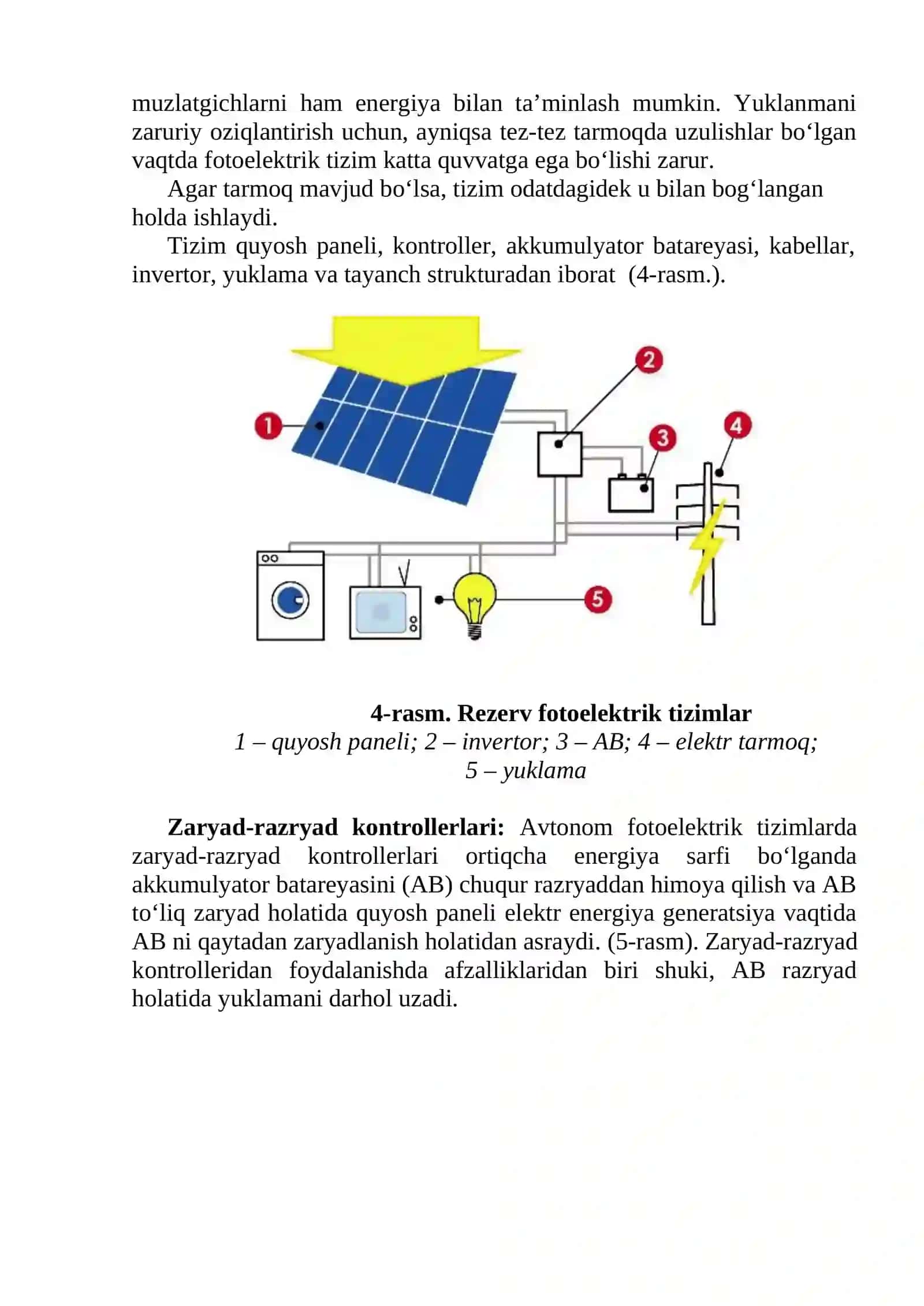 Quyosh fotoelektrik stantsiyalarning sinflanishi 4