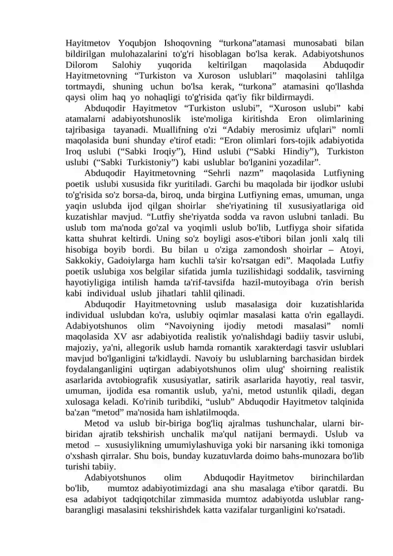 Mumtoz adabiyotda badiiy uslub tushunchasi 4