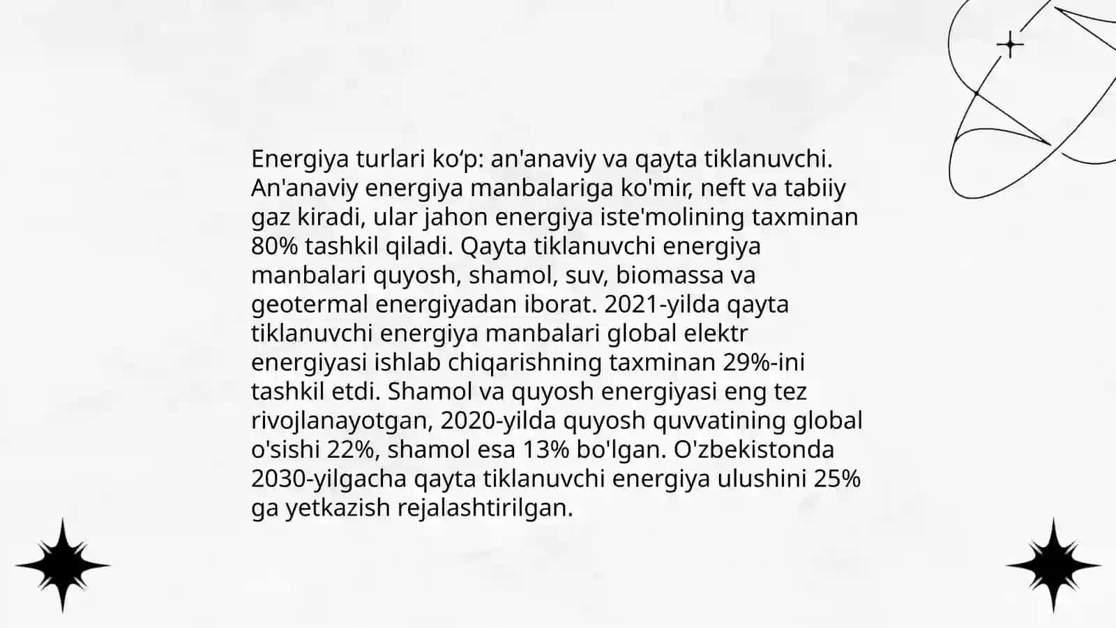 Energiya nima 4