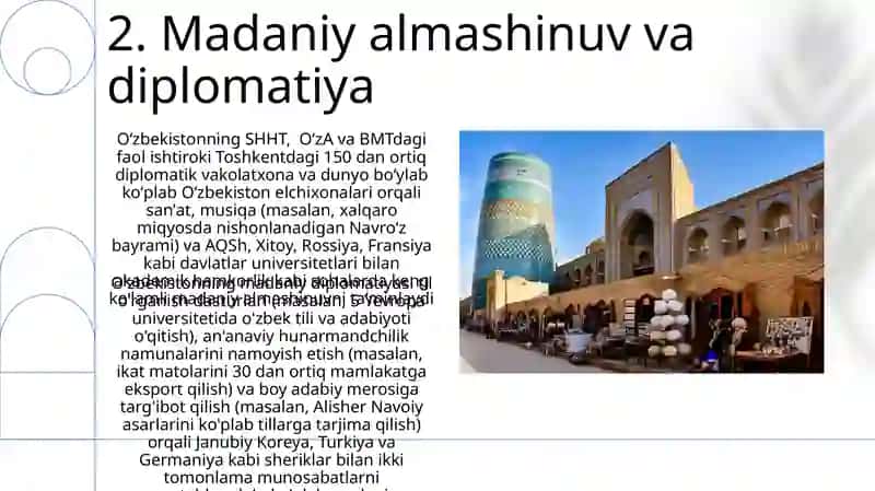 O'zbekiston va jahonhamjamiyati 4