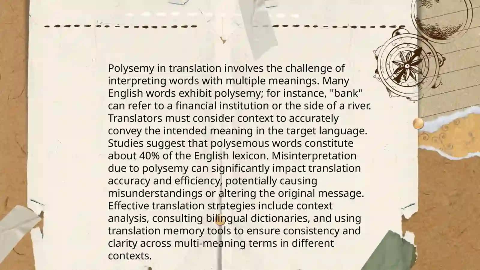 Lexical problems of translation 4