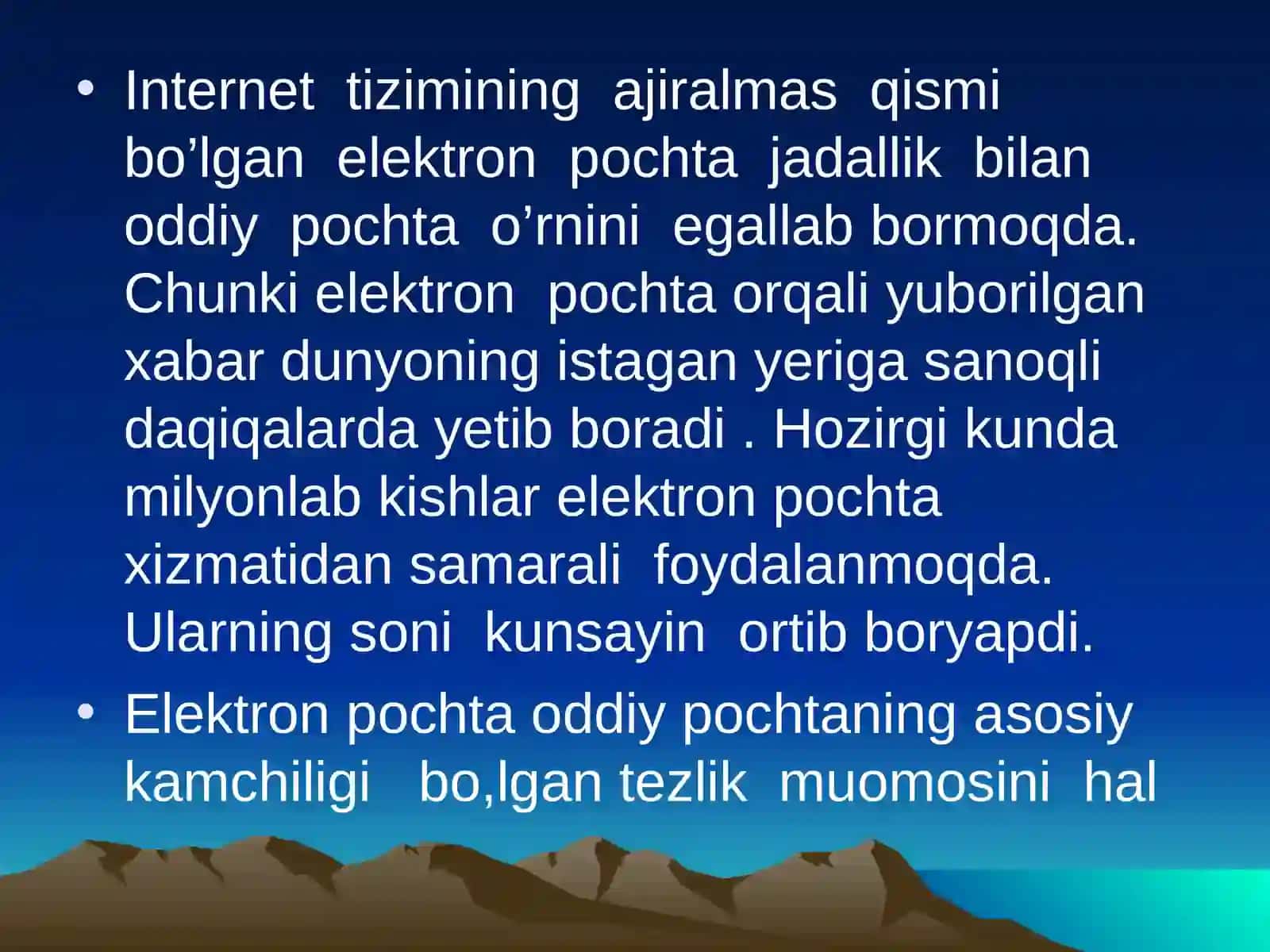 Elektron pochta yoki E-pochta 4