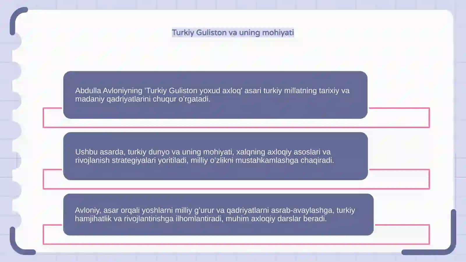 Abdulla Avloniy "Turkiy Guliston yoxud axloq" 4