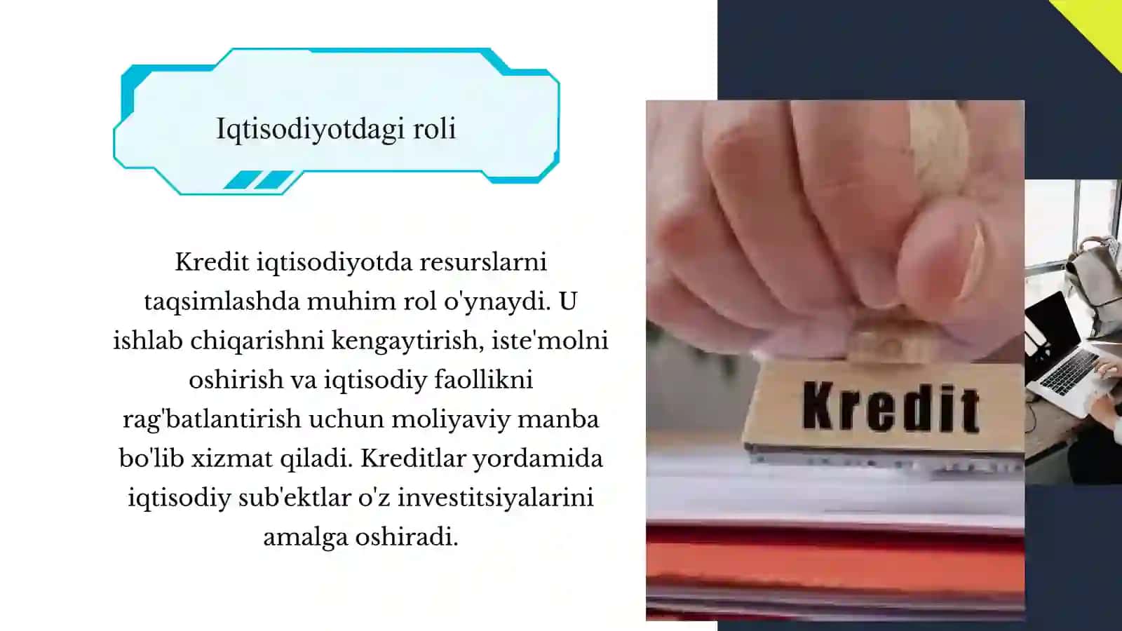 Kredit va bank tizimi vazifalari 4