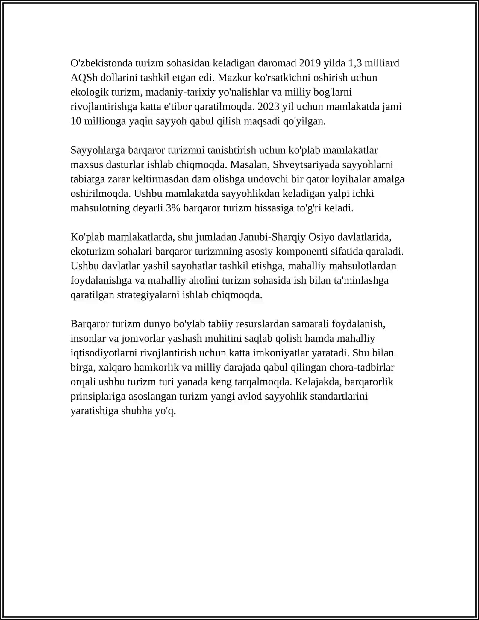 MINGTAQAVIY TURIZM FANINING MAQSADI VA VAZIFALARI 4